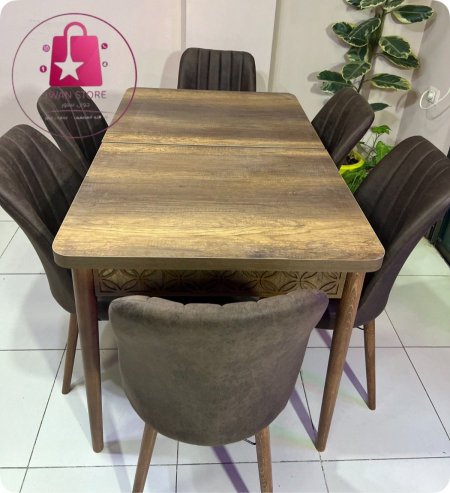 طاولة سفرة مستطيل " خشبي "