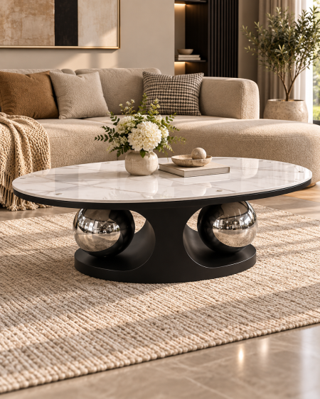 طاولة وسط شايش بيضاوي "S107"