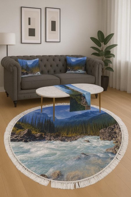 سجادة "النهر والغابة"